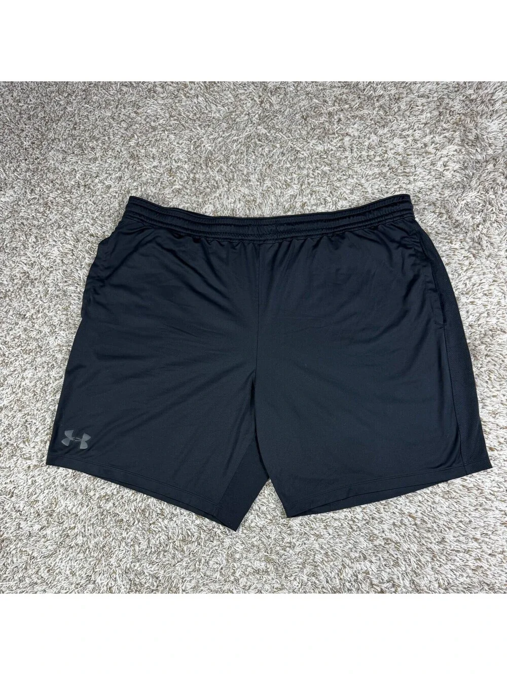 Under Armour HeatGear Athletic Shorts Men’s 3XL Black Fitted Gym Training